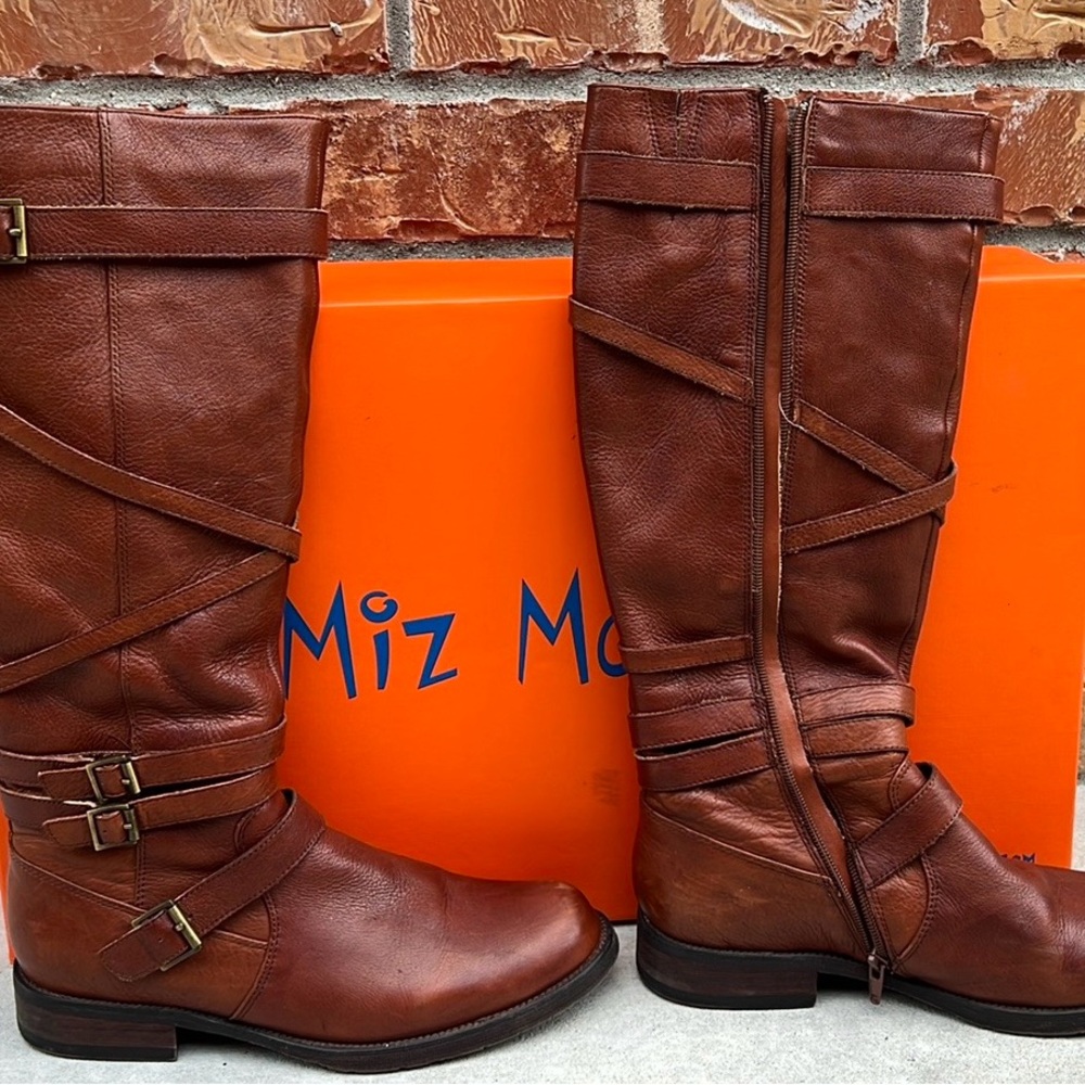 Miz Mooz genuine leather boots. Size 8.5